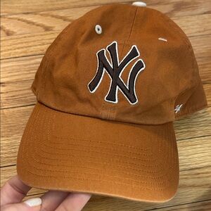 47 Brand NYY Women’s adjustable Tan Baseball Cap